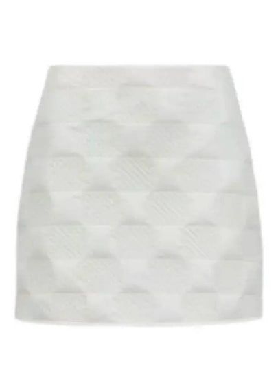 Padded Mini A-Line Skirt White - MONCLER - BALAAN 2