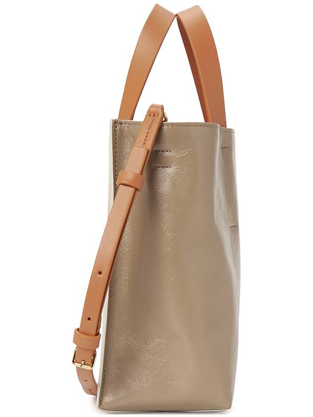 Museo Soft Mini Tote Bag Beige - MARNI - BALAAN 4