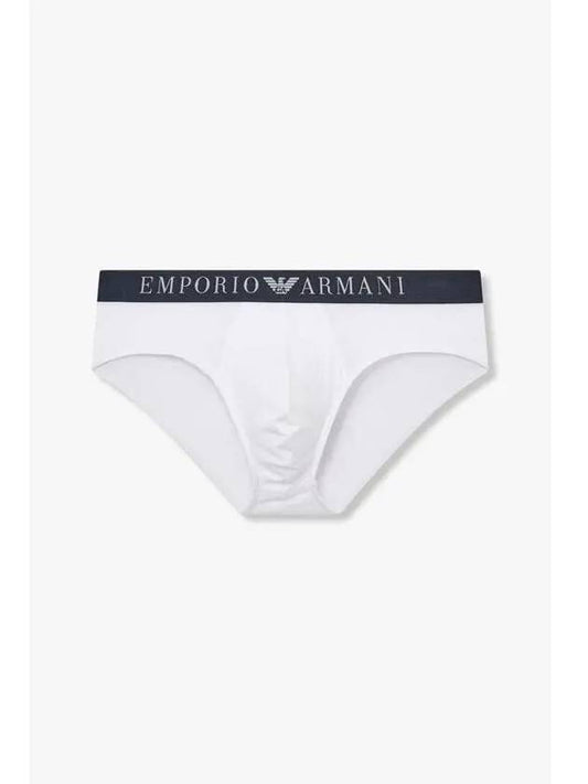 UNDERWEAR Men s Basic Logo Banding Briefs White - EMPORIO ARMANI - BALAAN 1