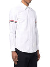 Oxford Armband Stripe Cotton Long Sleeve Shirt White - THOM BROWNE - BALAAN 6