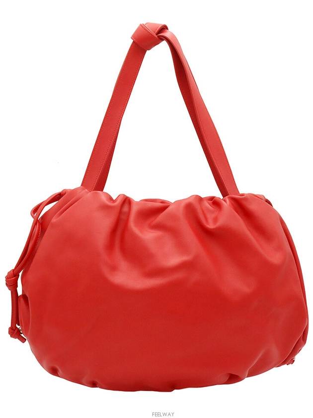 Chili Red Leather Bulb Medium Shoulder Bag 651812 - BOTTEGA VENETA - BALAAN 1