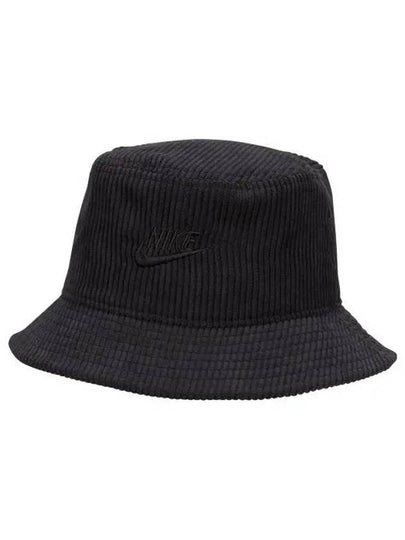 Apex Corduroy Bucket Hat Black - NIKE - BALAAN 2