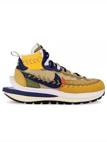 Vapor Waffle High Top Sneakers Blue Yellow - NIKE - BALAAN 2