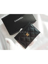 Classic Card Holder Grained Calfskin & Gold Black - CHANEL - BALAAN 11