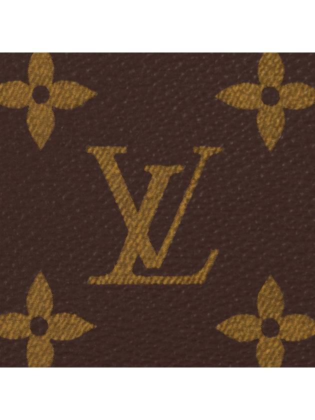 Multiple Half Wallet Brown Black - LOUIS VUITTON - BALAAN 6