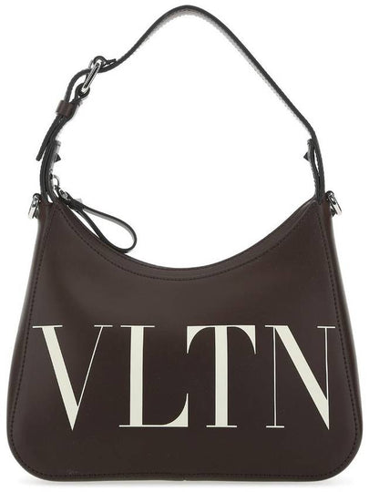 VLTN leather hobo shoulder bag brown - VALENTINO - BALAAN 2