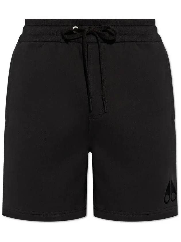 Clyde shorts black - MOOSE KNUCKLES - BALAAN 1