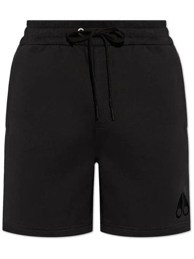 Clyde Shorts Black - MOOSE KNUCKLES - BALAAN 1