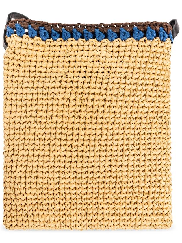 Woven Raffia Open Top Crossbody Bag J42WG0018P6667_115 - JIL SANDER - BALAAN 4