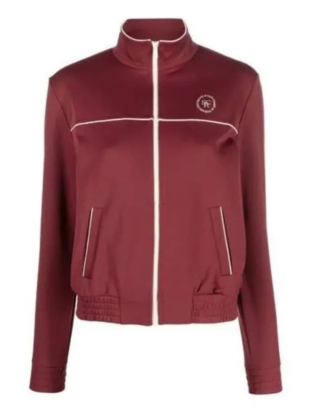 SRHWC TRACK JACKET MERLOT WHITE JA701 - SPORTY & RICH - BALAAN 1