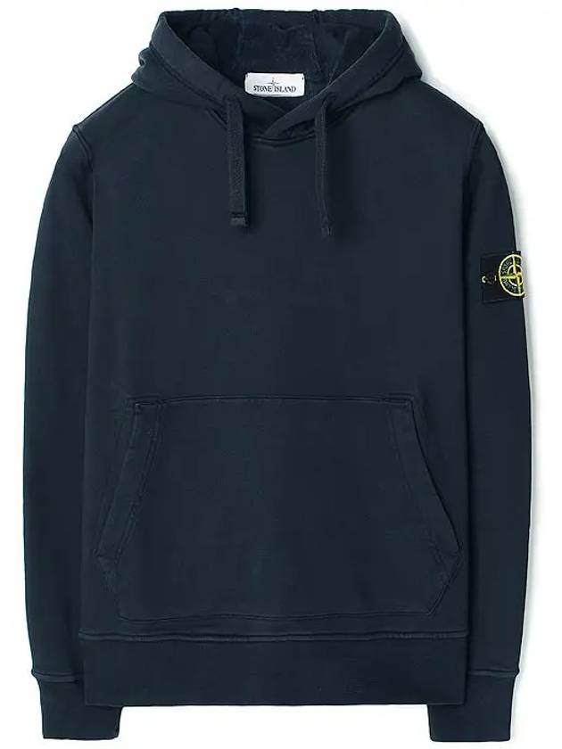 Wappen Patch Hoodie Dark Navy - STONE ISLAND - BALAAN 2