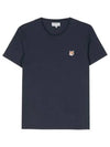 Fox Head Patch Regular Short Sleeve T-Shirt Navy - MAISON KITSUNE - BALAAN 2