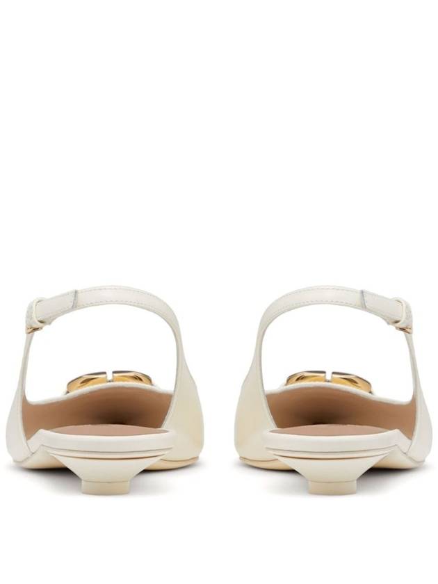 Valentino Garavani Flat shoes White - VALENTINO - BALAAN 5