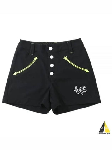 Golf Wear Women s Shorts HCW 2A AT03 BLACK - HORN GARMENT - BALAAN 1