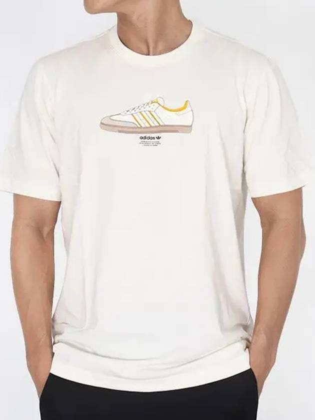 Training Supply Sport Short Sleeve T Shirt Off White - ADIDAS - BALAAN 2