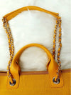 Women s Deauville Tote and Chain Shoulder Bag Mustard Color Condition A - CHANEL - BALAAN 11