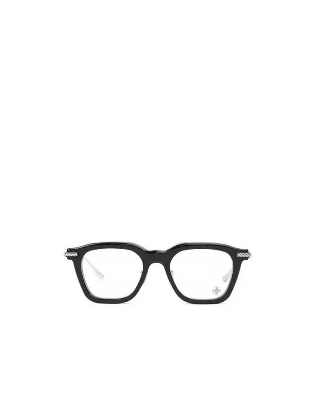 Chrome Hearts CUMPTION A logo temple glasses BK BRUSHED SILVER - CHROME HEARTS - BALAAN 1