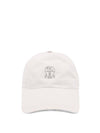 Hat MD4799983 CMB37 White - BRUNELLO CUCINELLI - BALAAN 1