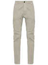 Stretch Sateen Ergonomic Lens Double Cargo Straight Pants Beige - CP COMPANY - BALAAN 2