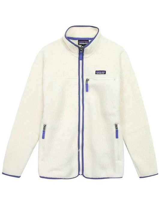 Women's Retro Pile Fleece Zip-up Jacket White - PATAGONIA - BALAAN 2