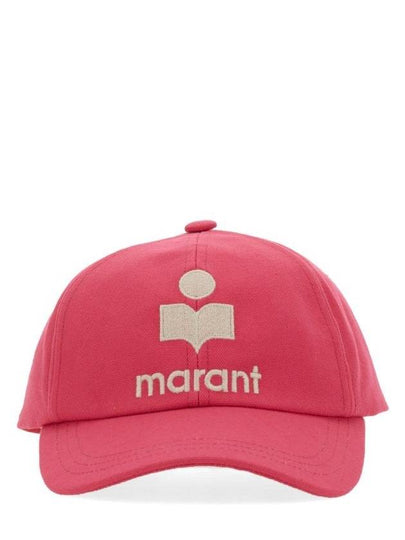 Tyron Logo Cotton Ball Cap Pink - ISABEL MARANT - BALAAN 2