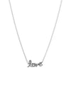 Sparkling Handwritten Love Collier Necklace Silver - PANDORA - BALAAN 5