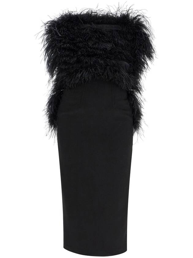 midi dress with feathers - MAX MARA SPORTMAX - BALAAN 1