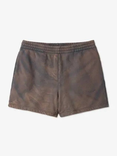 Tie-Dye Pattern Shorts Brown - OFF WHITE - BALAAN 2