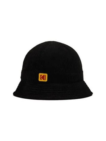 KODAK Apparel Corduroy Bucket Hat BLACK - KODO - BALAAN 1