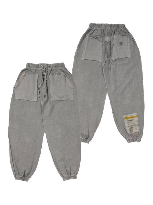 INSIDEOUT PIGMENT WIDE JOGGER PANTS V2 GRAY - STIGMA - BALAAN 2