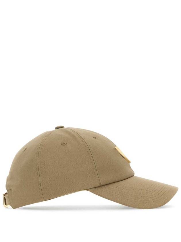 Stretch Cotton Ball Cap Green - VALENTINO - BALAAN 3