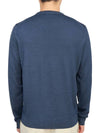 Men's Crew Neck Wool Knit Blue - DRUMOHR - BALAAN 5