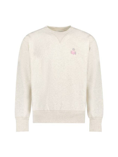 Mike Cotton Logo Sweatshirt Ecru - ISABEL MARANT - BALAAN 1