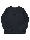 Mini Logo Crew Neck Sweatshirt Black - ACNE STUDIOS - BALAAN 3