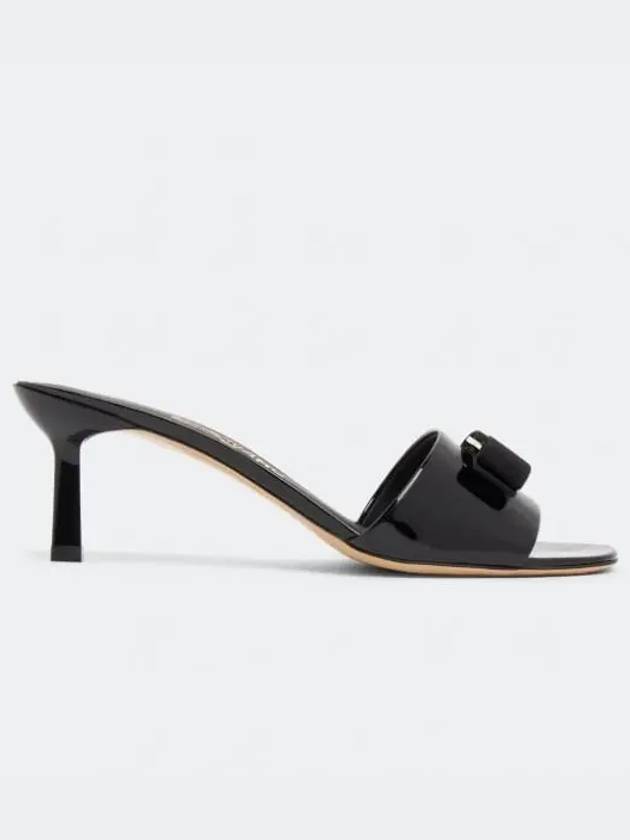 Vara Bow Sandal Heels Black - SALVATORE FERRAGAMO - BALAAN 2