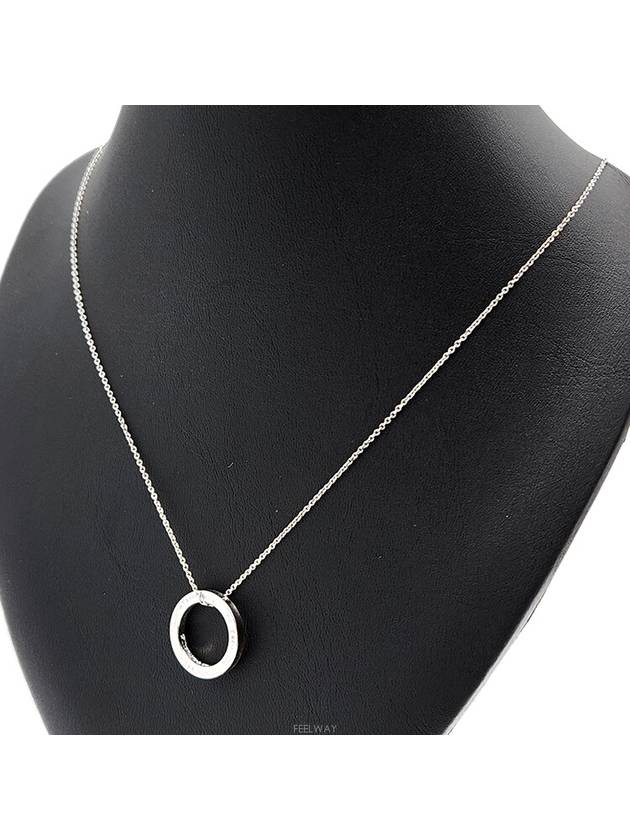 Tiffany 1837 Circle Silver Necklace L389828 - TIFFANY & CO. - BALAAN 3