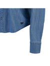 Women s Clio Cotton Denim Shirt 006 - MAX MARA - BALAAN 7