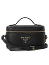 Leather Mini Bag Black - PRADA - BALAAN 6