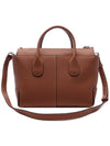 Di Leather Tote Bag Brown - TOD'S - BALAAN 5