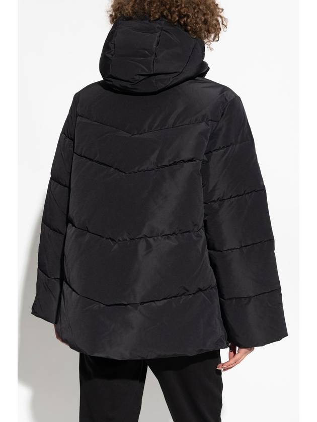 EA7 Emporio Armani Padded Jacket With Hood, Women's, Black - EMPORIO ARMANI - BALAAN 4