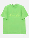 Printed Logo Classic Short Sleeve Men s T Shirt CMRSS23603B FLURO GREEN - MARTINE ROSE - BALAAN 3