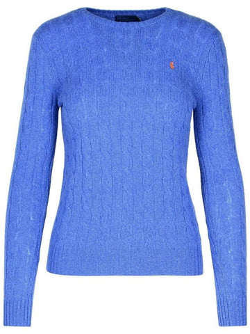 Polo Ralph Lauren 'Juliana' Blue Wool Blend Sweater - POLO RALPH LAUREN - BALAAN 1