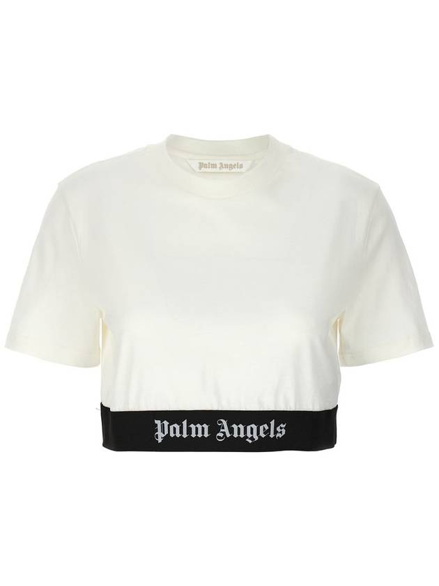 Short Sleeve T-Shirt PWAA051S24JER001 0310 White - PALM ANGELS - BALAAN 2