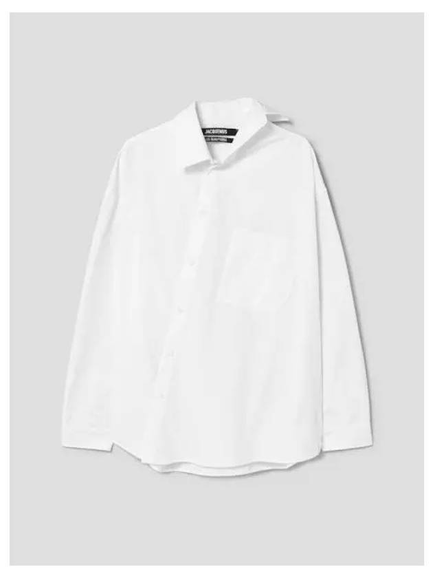 Jacquemus Men s La Chemise Cuadro White Domestic Product GM0024021319117 - JACQUEMUS - BALAAN 1