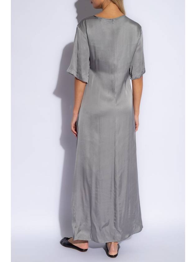 HERSKIND Satin Dress ‘Sabastian’, Women's, Grey - BIRGITTE HERSKIND - BALAAN 4