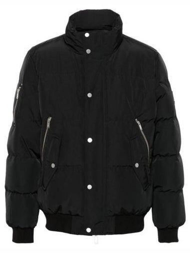 High Neck Quilted Jacket Black - MOOSE KNUCKLES - BALAAN 1