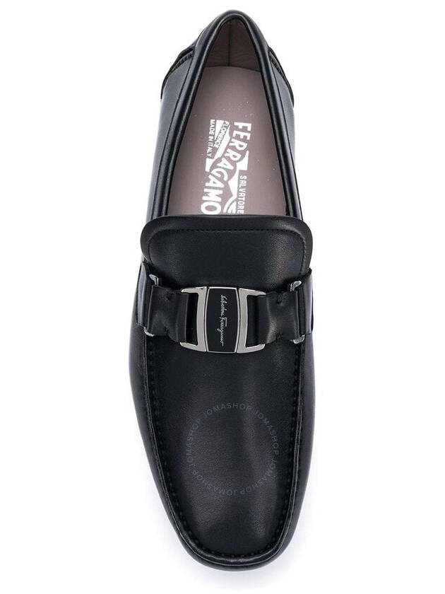 Men's Bara Bit Driver Moccasin Loafer Black - SALVATORE FERRAGAMO - BALAAN 4