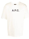 Moran Openwork Short Sleeve T-Shirt White - A.P.C. - BALAAN 2