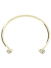 Twin Skull Bracelet Gold - ALEXANDER MCQUEEN - BALAAN 2