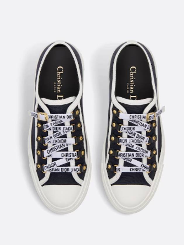 Walk'N' Low Top Sneakers Canvas Black - DIOR - BALAAN 2